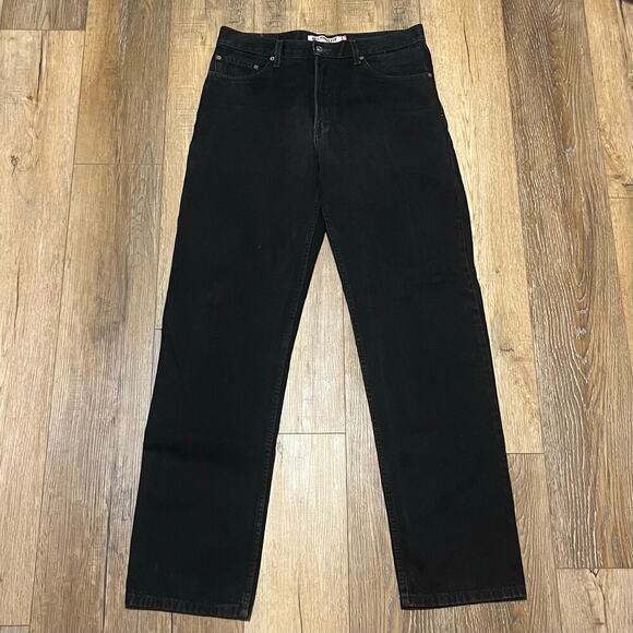 Levis Other - VTG Y2K Levi’s 550 Relaxed Fit Straight Leg Jeans Black Mens 34x36 Grunge Work